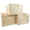 Wilson® Enterprises 18" x 10" Pine Handle Crates, 3ct.